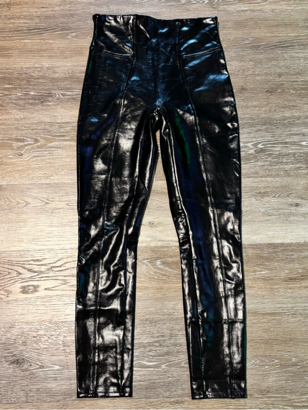 Spanx Black Faux Leather Women’s Leggings
